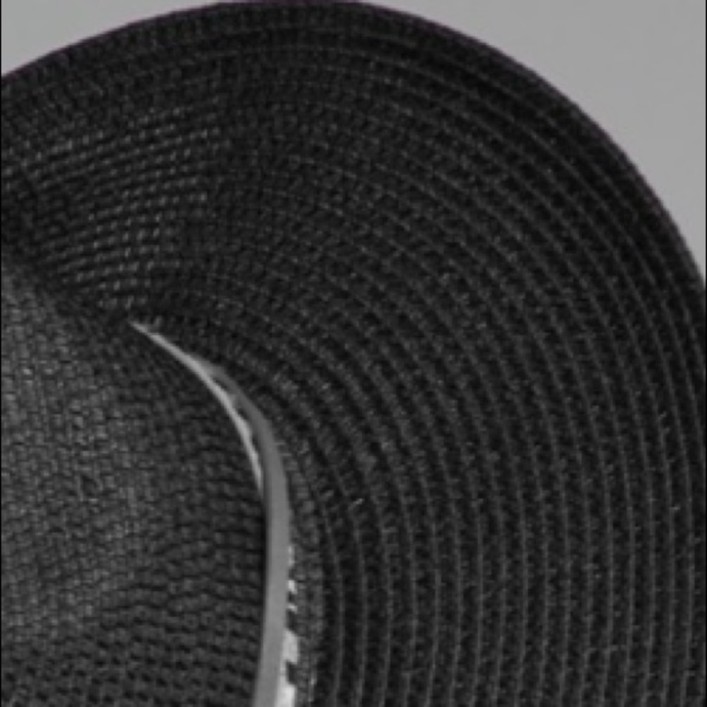 Boho Chic Wide Brim Panama Hat With Double Trim - Picture 6 of 9